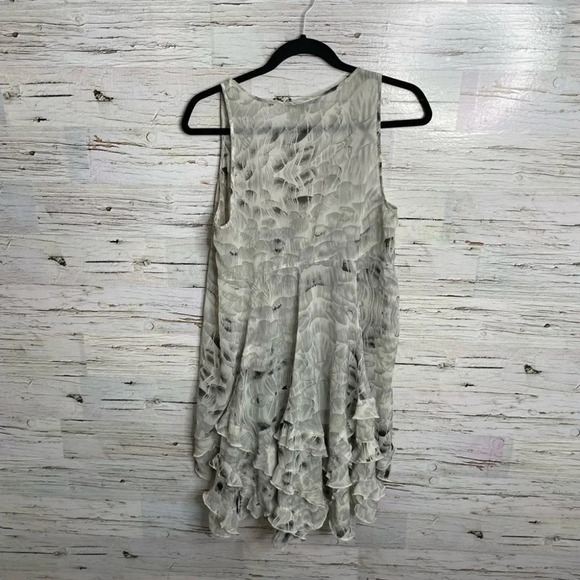 Portmans black gray sheer dress size 12 sleeveless - Picture 7 of 11